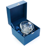 Crystal salad bowl "Lucien Olivier" with silver
